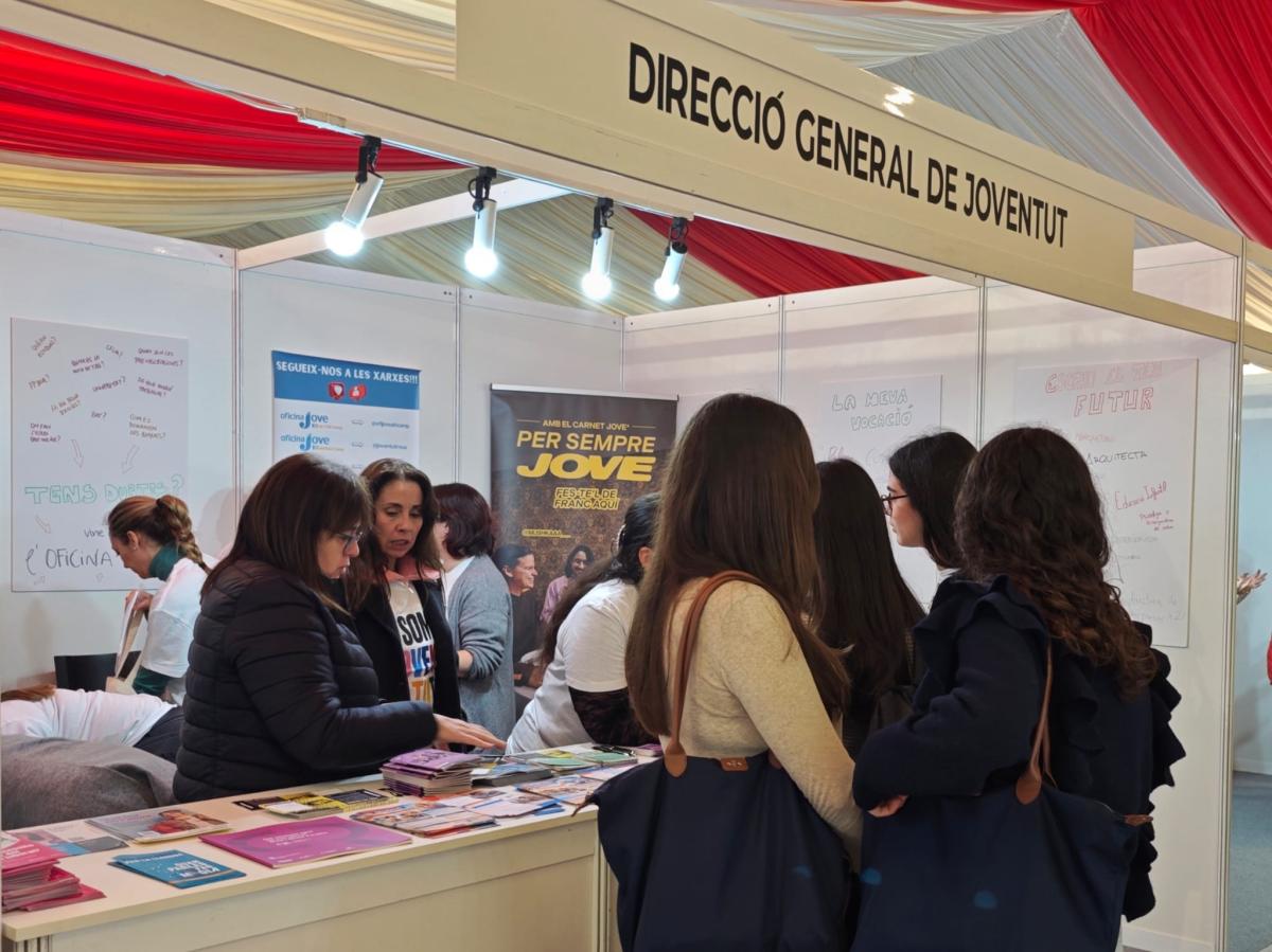 L'estand de la Direcció General de Joventut