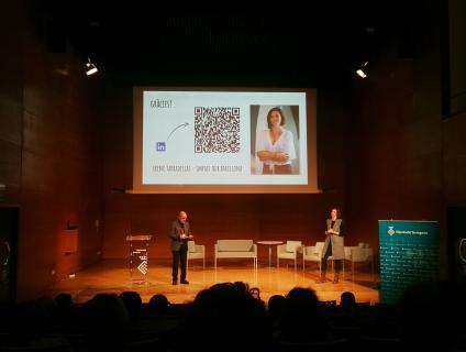 Ponència d'Irene Tarradellas, directora de l'Impact Hub Barcelona.