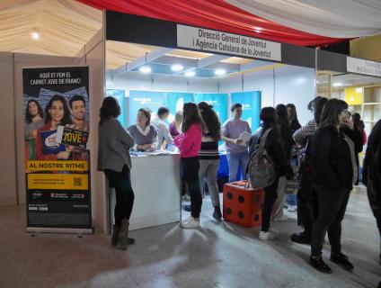 Estand de la Direcció General de Joventut i Agència Catalana de Joventut