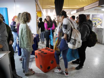 Activitats a l'estand de la Direcció General de Joventut i Agència Catalana de Joventut