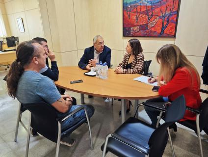 Visita de la delegada del Govern a Tarragona, Lucía López, al Consell Comarcal de l'Alt Camp.