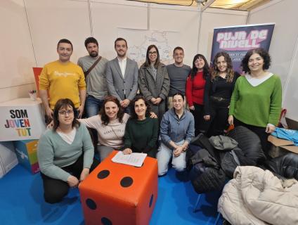 Les Oficines Joves del Camp de Tarragona amb el Coordinador Territorial de Joventut, Manuel Pozo.