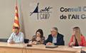 Visita de la delegada del Govern a Tarragona, Lucía López, al Consell Comarcal de l'Alt Camp.