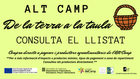 Alt Camp de la terra a la taula