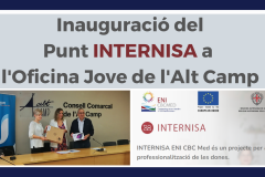 Inauguració del Punt Internisa a l'Oficina Jove de l'Alt Camp