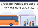 Servei de transport escolar tarifat curs 2022-23